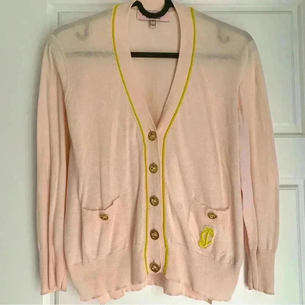 Juicy  Couture Blush Cardigan -Sz small